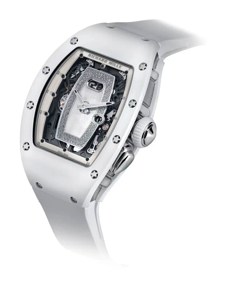 RM 037 White Ceramic White Gold