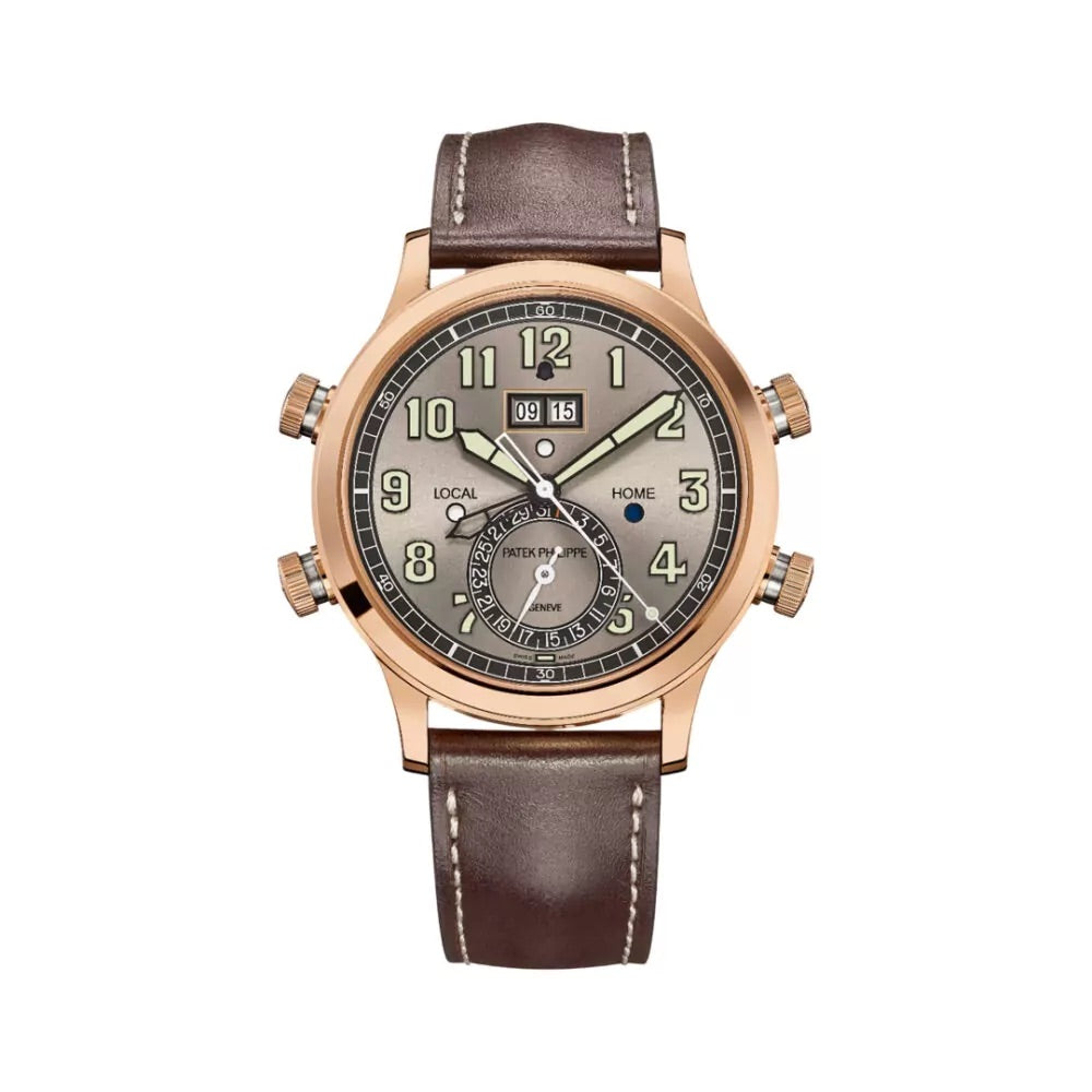 Patek Philippe Grand Complications 5520RG-001 Rose Gold 42.2mm Gray Sunburst Dial Men’s Watch