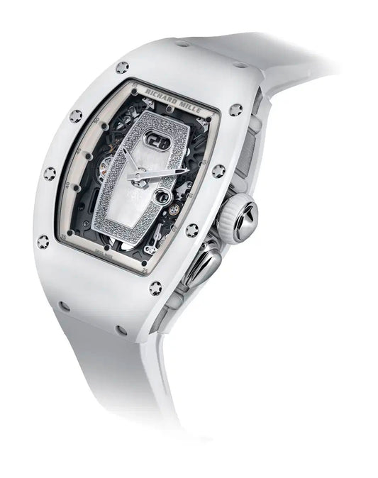 RM 037 White Ceramic White Gold